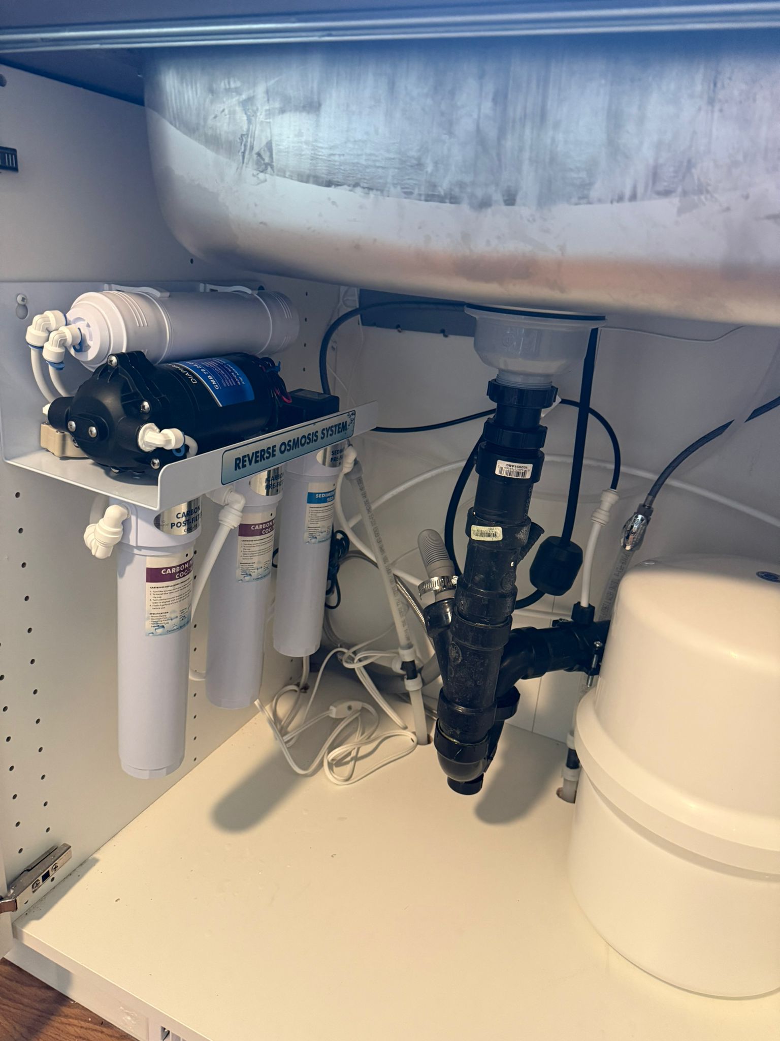 Reverse Osmosis installation photo